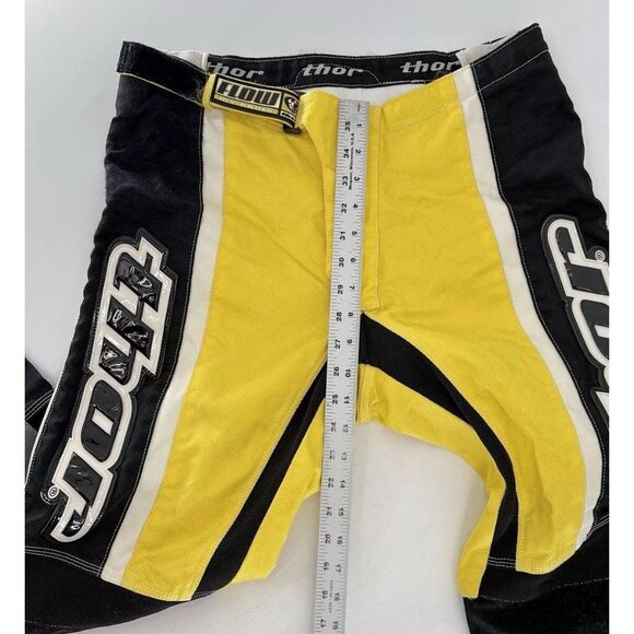 Motorcycle ATV Off Road Thor Men’s‎ Pants Size 32 Yellow, See Photos - Picture 13 of 16